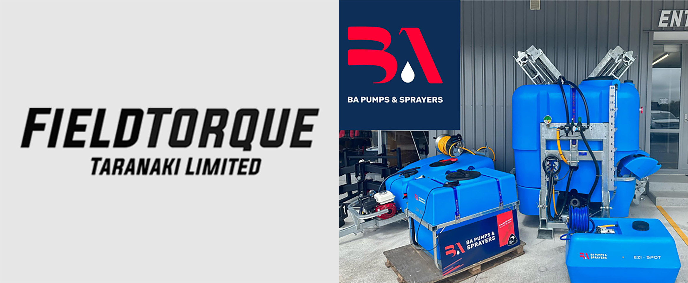BA Pumps & Sprayers Fieldtorque as Approved Dealer in the